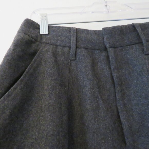 ISABEL MARANT Racomi 100% Virgin Wool Tapered High Rise Pants in Gray Size Large - Picture 8 of 16